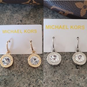 2 pairs of Michael Kors earrings